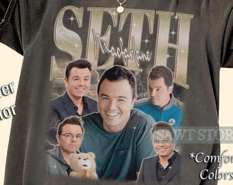 Seth MacFarlane Collage T-Shirt, Vintage Comfort Colors Tee