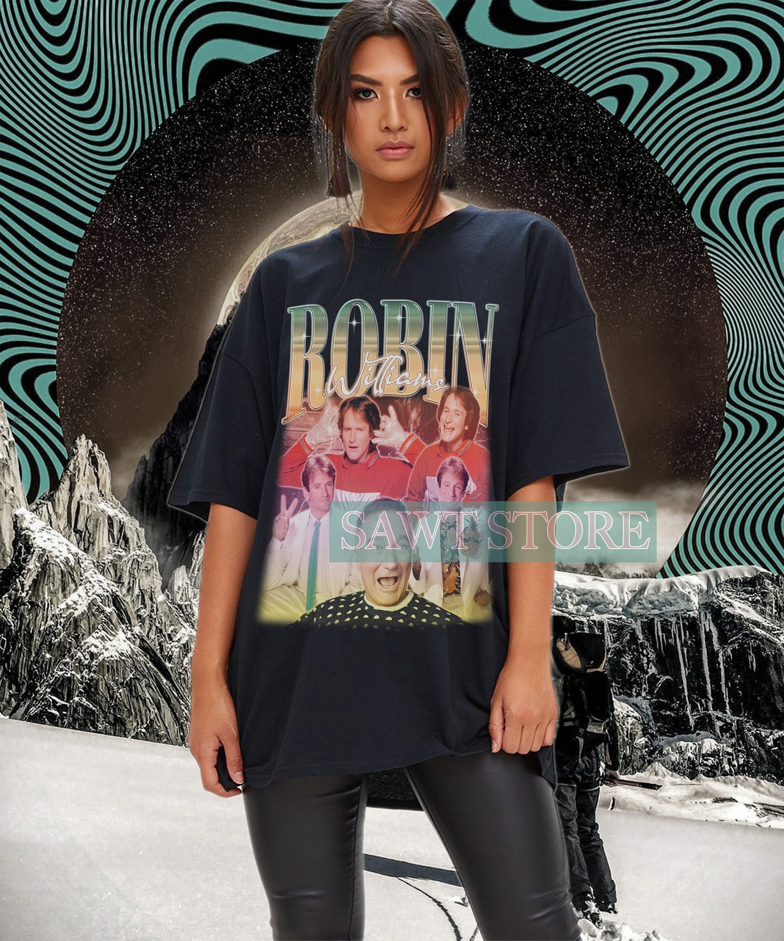 Limited ROBIN WILLIAMS Vintage Shirt, Carpe Diem 90s Retro Homage Robin Williams Tribute Shirt, Good Will Hunting 1997 Robin WIlliam Tees
