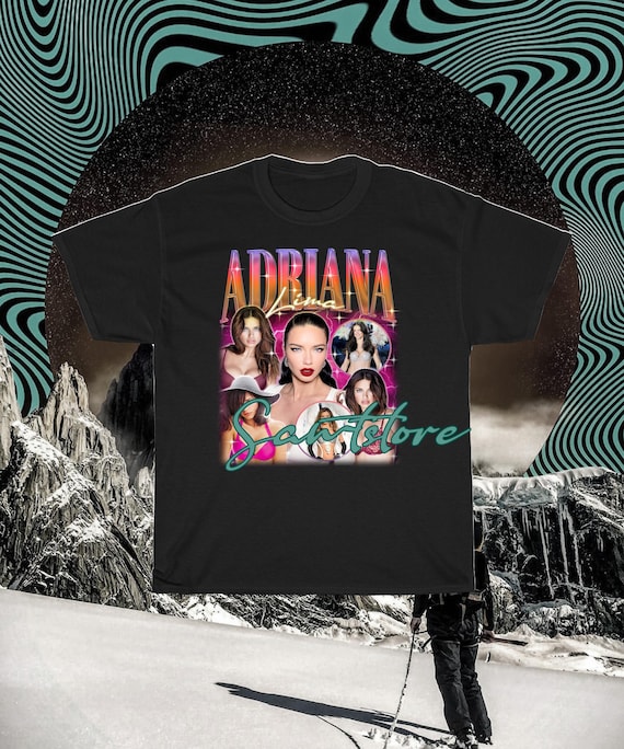 Retro ADRIANA LIMA Shirt, Adriana Lima Homage Tshirt, Adriana Lima