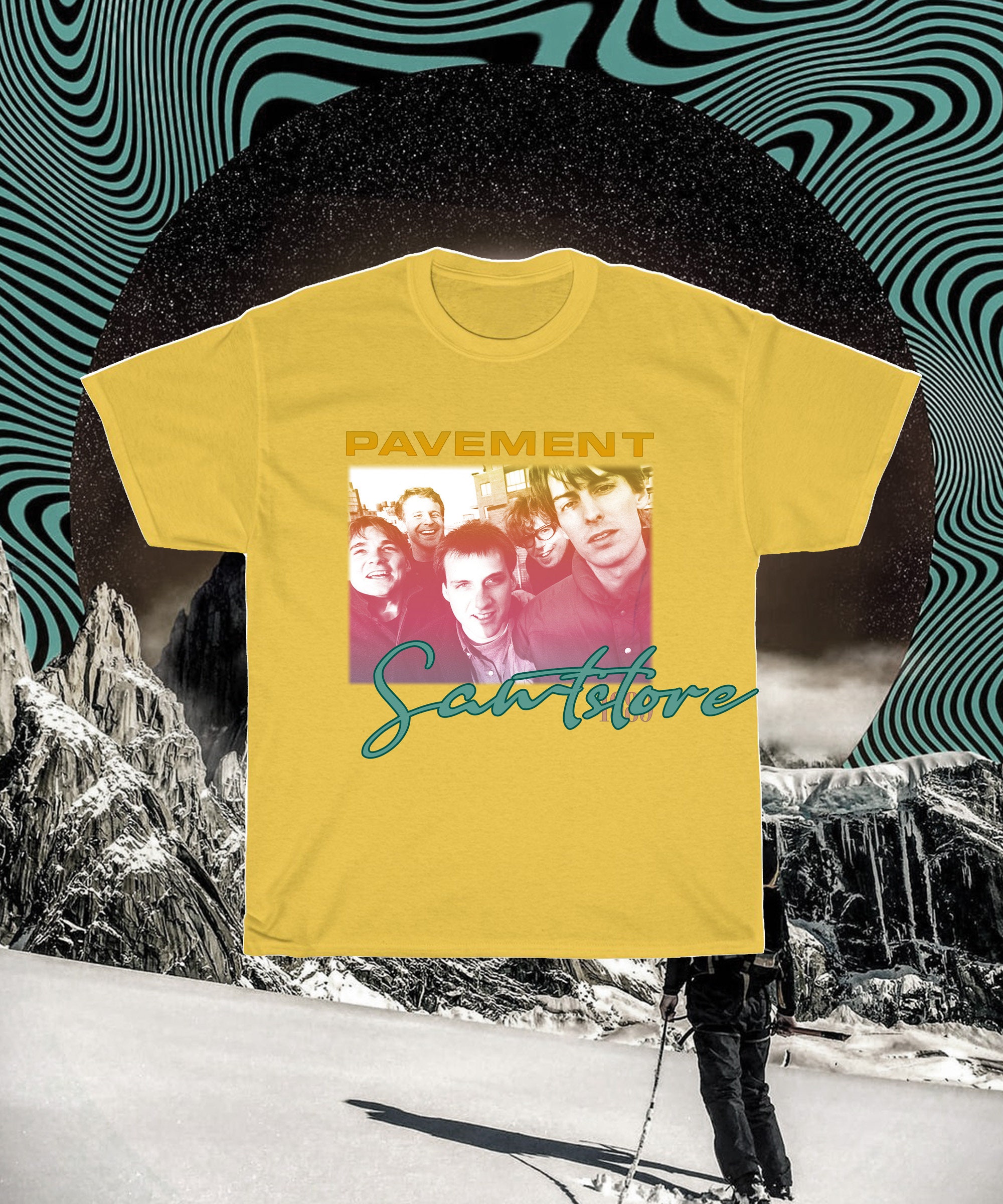 レトロなペイヴメントTシャツ - ペイヴメントシャツ、ペイヴメント