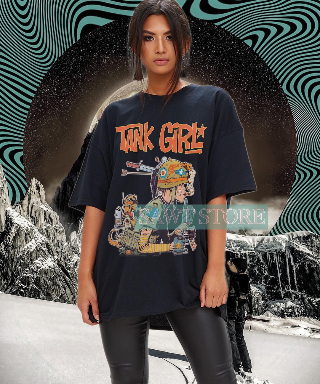 TANK GIRL Vintage Shirt, Tank Girl Homage Tshirt, Tank Girl Fan