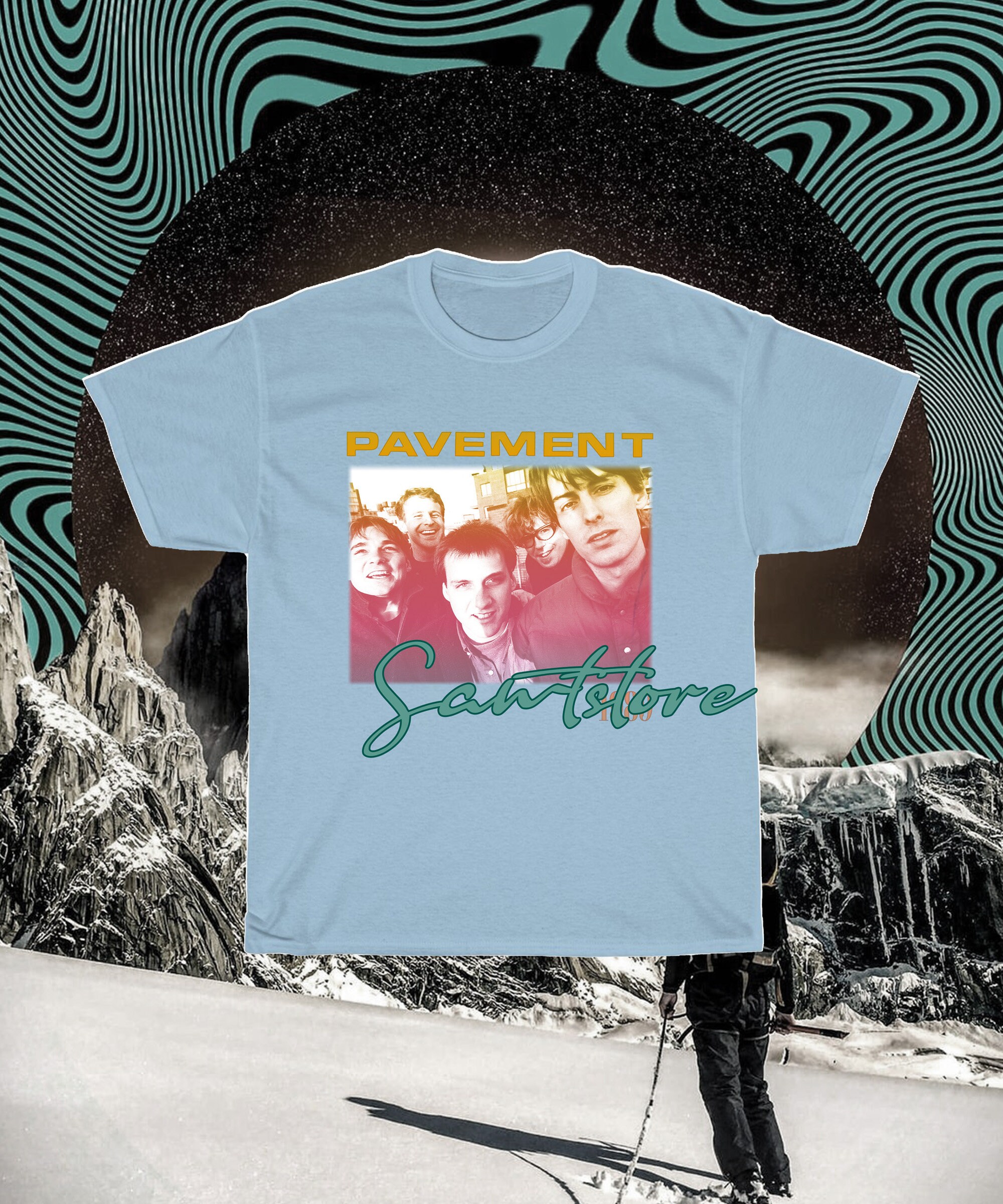 レトロなペイヴメントTシャツ - ペイヴメントシャツ、ペイヴメント 