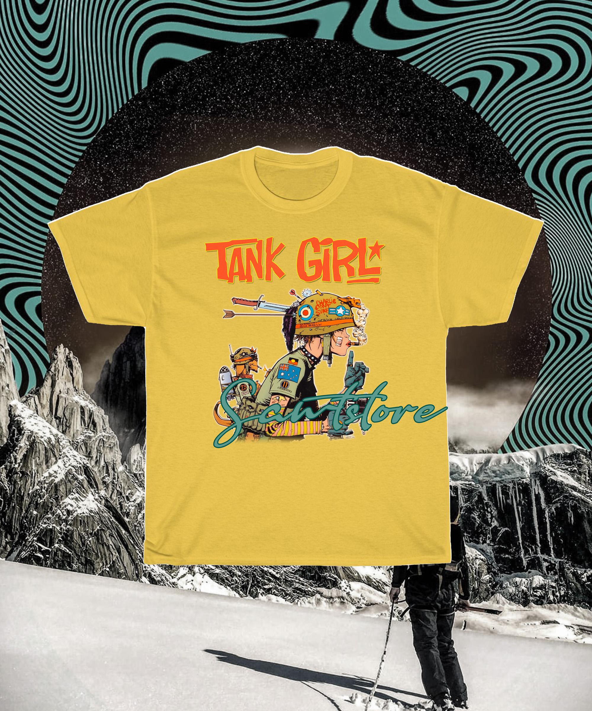 TANK GIRL Vintage Shirt, Tank Girl Homage Tshirt, Tank Girl Fan 