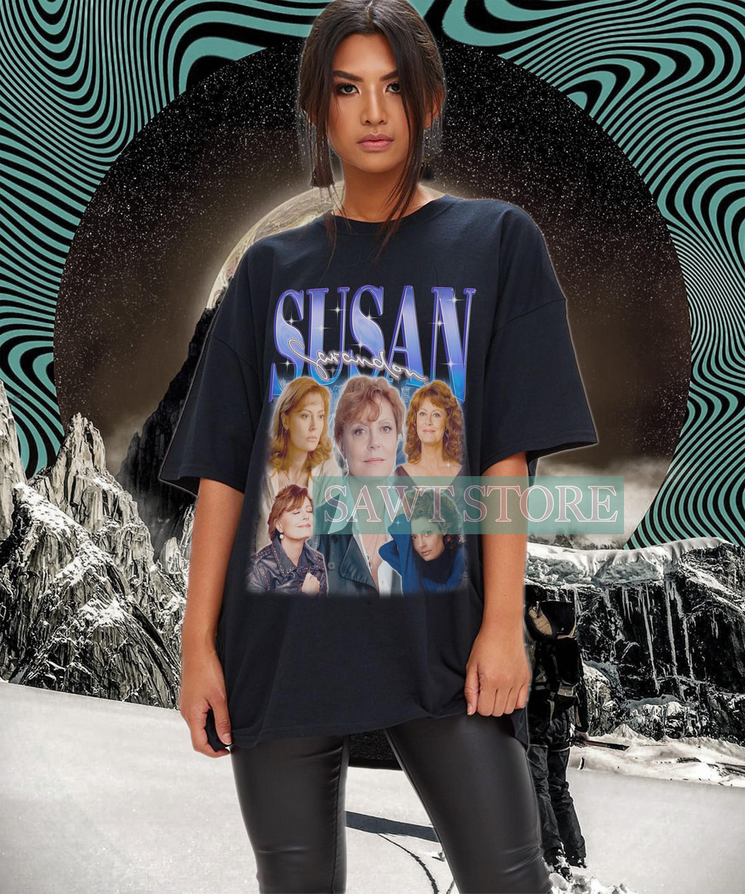 Susan Roshan Merch SUSAN SARANDON Shirt, Susan Sarandon Retro Tshirt, Actress Vintage Fan ...