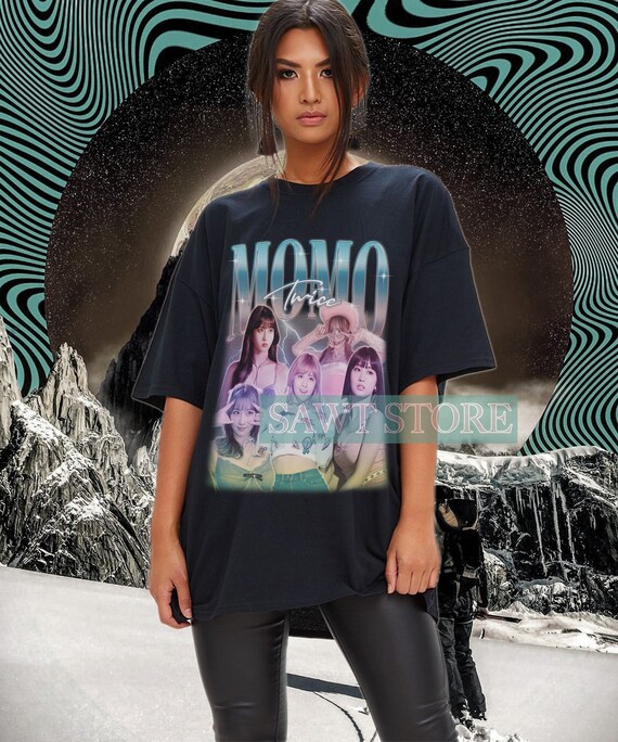 TWICE ツアーTシャツ 黒 ブラック Lサイズ MOMO モモ TWICE World Tour