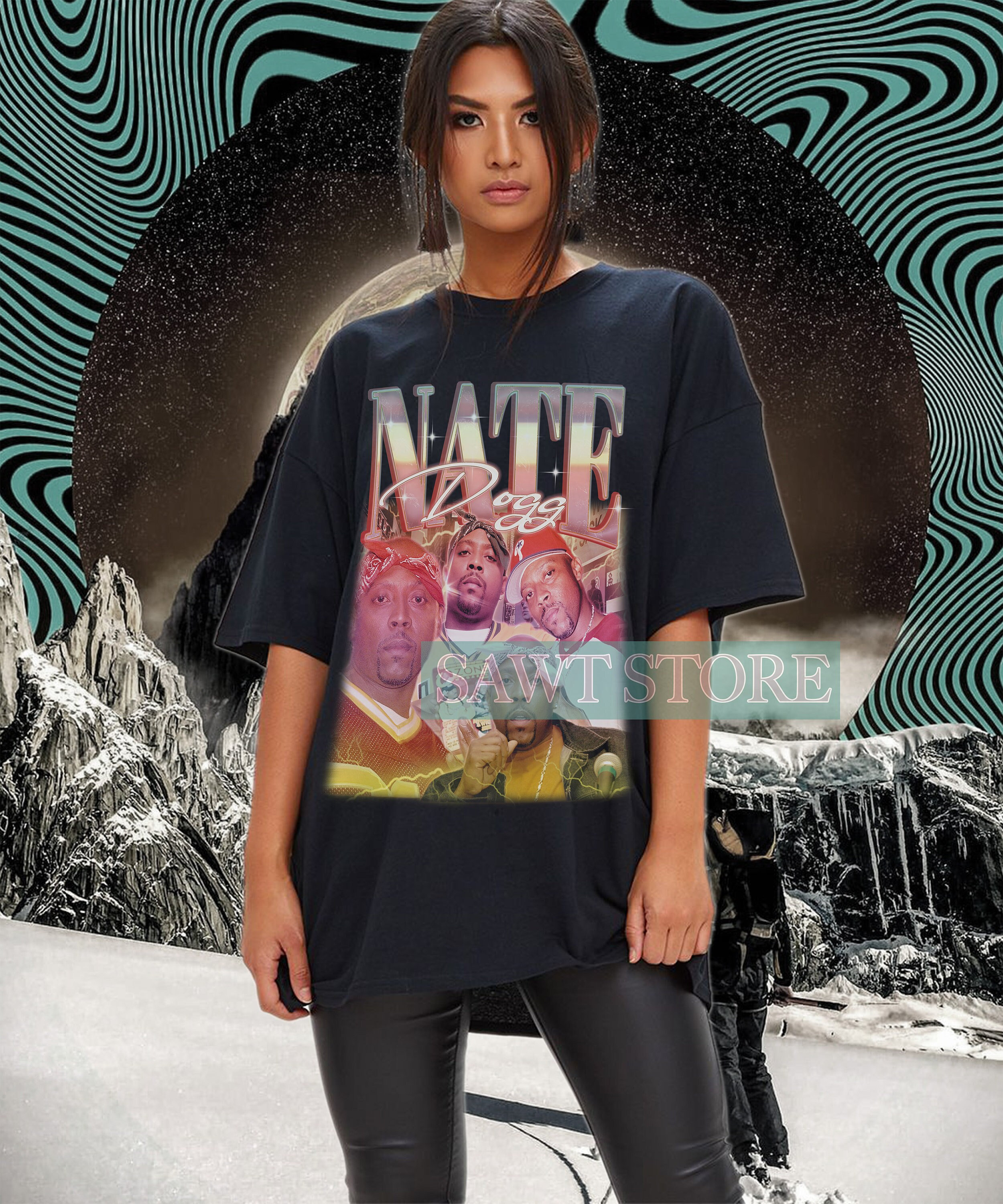 NATE DOGG T-shirt , Vintage Nate Dogg Shirt , Nate Dogg Retro 