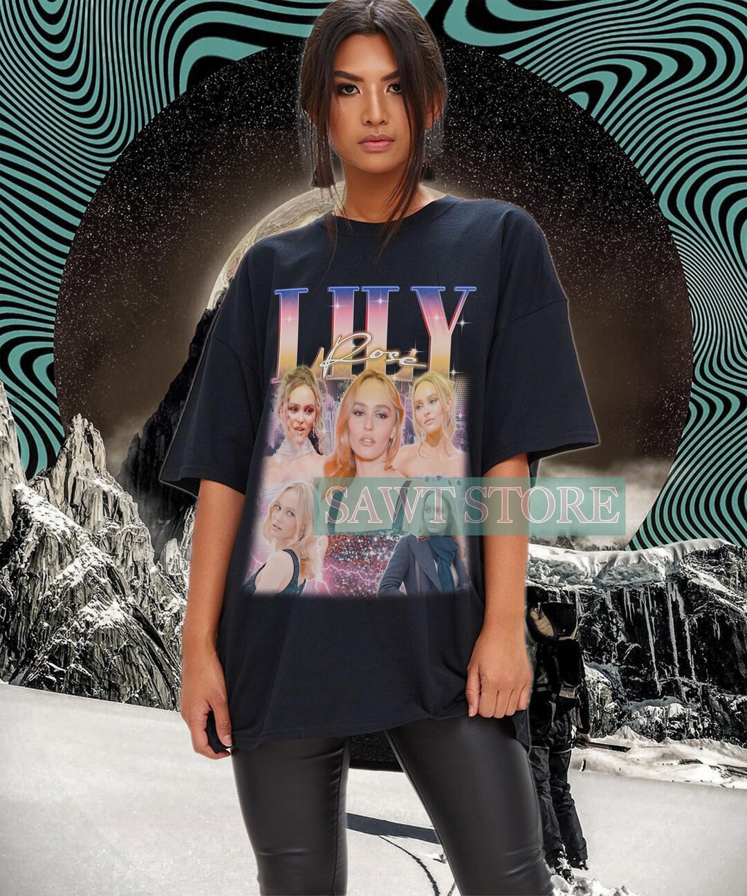 LILY ROSE DEPP Vintage Shirt, Lily Rose Depp Homage Tshirt, Lily Rose ...