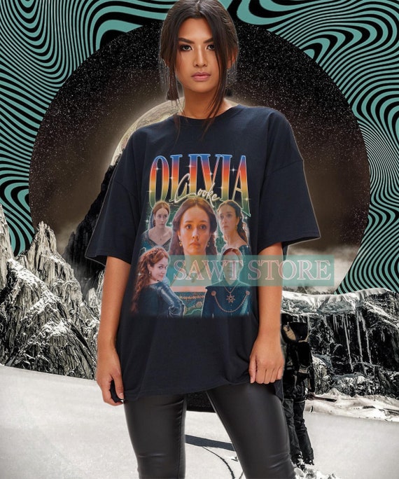 OLIVIA COOKE ヴィンテージ シャツ、Olivia Cooke レトロ T シャツ 