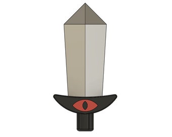 Kult des Lamms 3D Printable Crusaders Blade STL mit In-Game-Proportionen