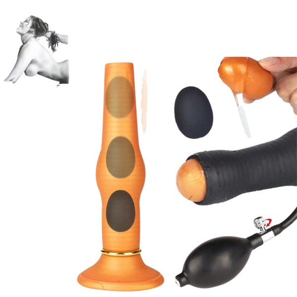 Inflatable Ovipositor Toy Anal Toy Egg Air Pump Fantasy Toy