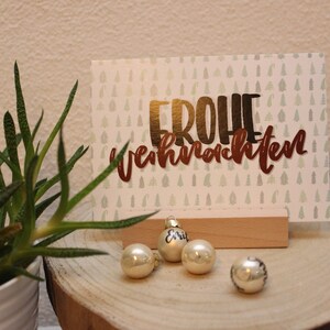 Weihnachtskarte A6 “Frohe Weihnachten”