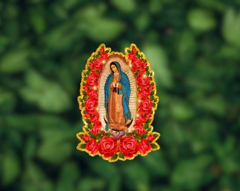 Virgen De Guadalupe  sticker, Decal Laptop Sticker, planner