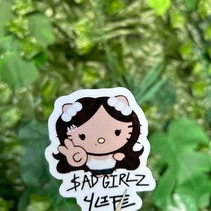 Junior H Sad Girlz sticker, Junior H, Sad Girlz l Custom Doble P Stickers | Mexican Sticker | Laptop Sticker