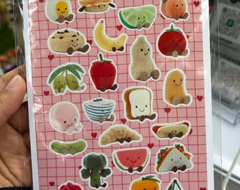 Jelly Cat Sticker Sheet, Sticker sheet, Retro stickers scrapbooking stickers, junk journal stickers, deco stickers