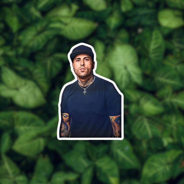 Nicky Jam sticker ,  kindle sticker, Decal Laptop Sticker, planner