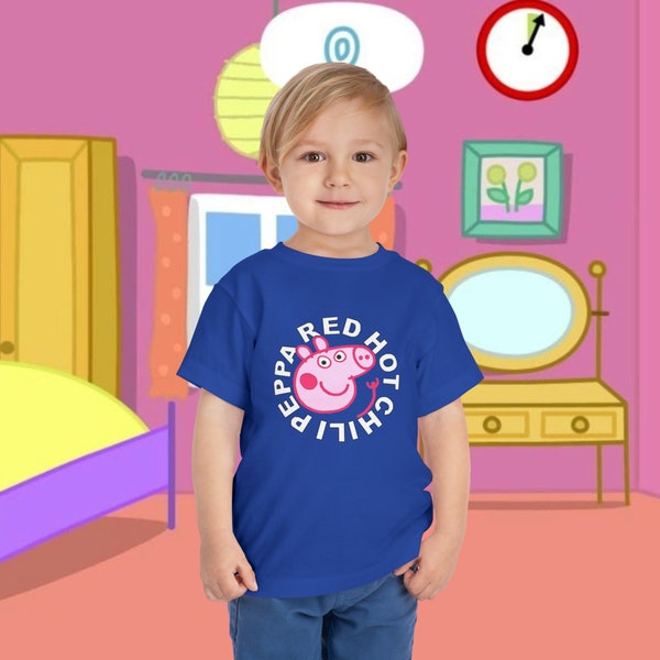 Toddler Short Sleeve Tee - Red Hot Chili Peppa