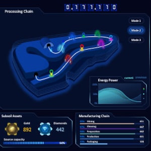 Gamification Excel Dashboard for business with dynamic graphics