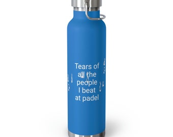 Copper Vacuum Insulated Bottle, 22oz PADEL TEARS
