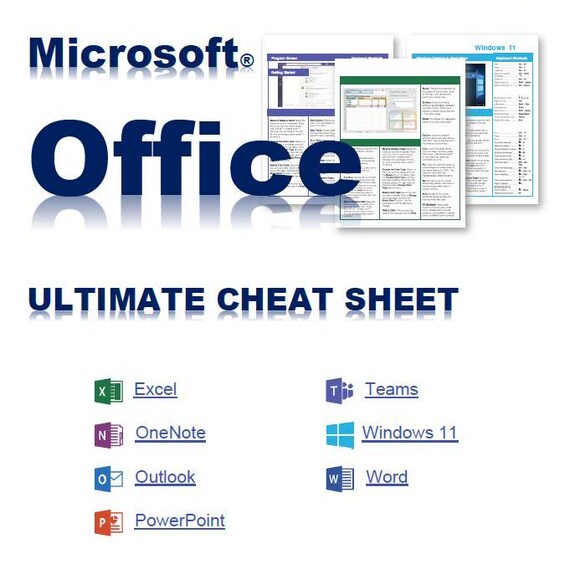 Ultimate Microsoft Office Cheat Sheet - All-in-One