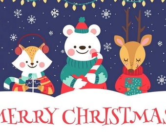 Cute Christmas Cards in Powerpoint (32 slides)