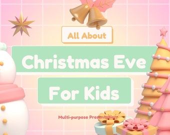 3D Christmas Eve powerpoint for Kids