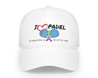 Low Profile Baseball Cap - Love Padel