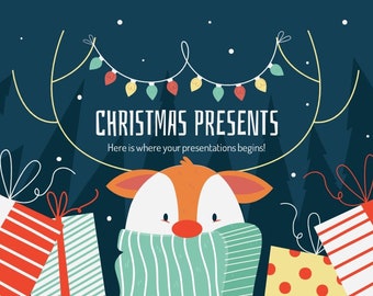 Modello di PowerPoint di Natale (70 diapositive)