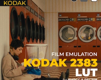 Film LUT Kodak - Filmemulerings-LUT för filmisk färggradering, BMPCC och Rec709 (.cube), vintage-utseende