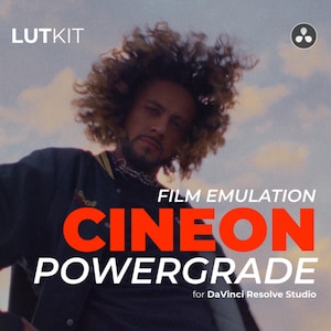 CINEON Film Emulation PowerGrade for DaVinci Resolve Studio - Super16 Video Preset for Color Grading, Retro Analog Look, .drx