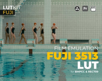 FUJI Film Emulation LUT Super16 Cinematic Video Preset for Professional Color Grading Lut for BMPCC and Rec709, Retro Analog Look, .cube