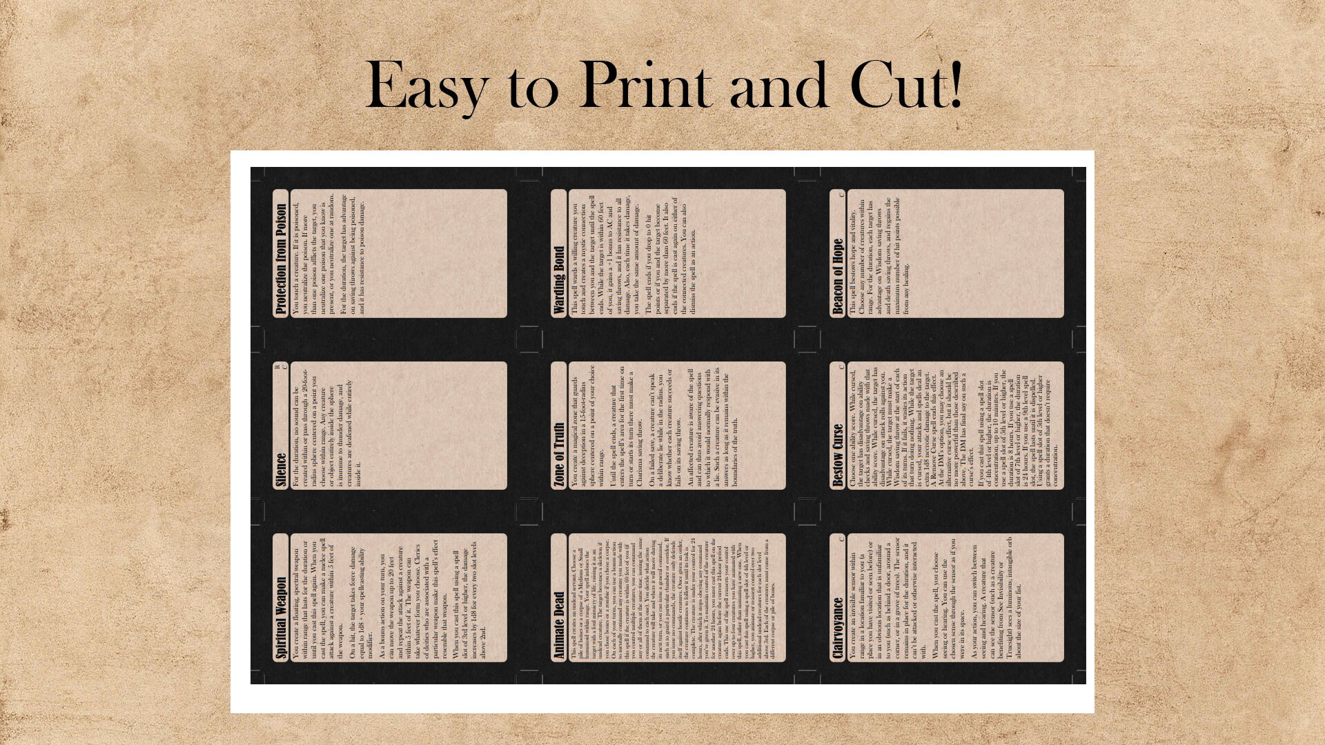 Spell Cards for Dnd 5e With Art Wizard Complete Spell List - Etsy
