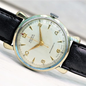 Rare &quot;OLMA&quot; Watch, Vintage SWISS Мen&#39;s Watch Cal. AS 1287, Bracelet Watch, Gents Watch, Swiss made watch, Dress watch, Gift for men&#39;s