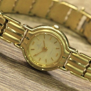 Vintage LADIES WATCH DUGENA, Women&#39;s Watch 1990&#39;s - gold plated, Dress watch, Women&#39;s Wrist Watch, Swiss Watch, Gift women, classical watch