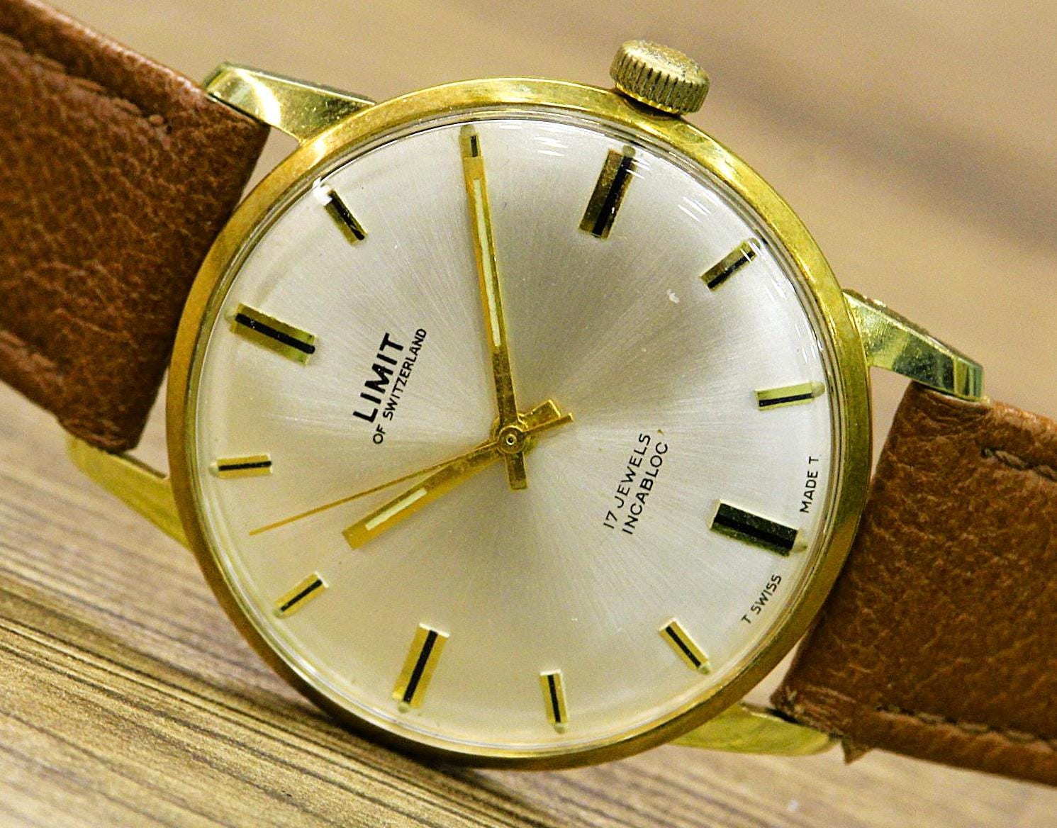 25 Jewels Incabloc Limit Of Switzerland Watch 25 Jewels Swiss Made