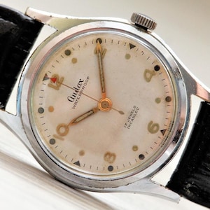 Rare VINTAGE SWISS Мen&#39;s Watch AUDAX - 17 Rubis, Bracelet Watch, Swiss made, Gents Watch, Swiss made watch, Dress watch, Gift for men&#39;s