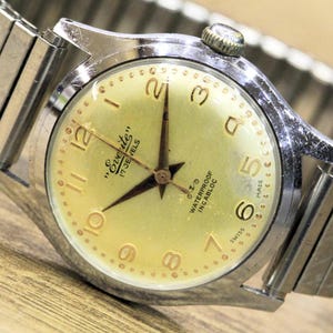 Watch &quot;EVERITE&quot; - 1960&#39;s - Swiss, Cal - ETA 1100, 17 Jewels; Incabloc, Swiss Mechanical watch, Men&#39;s Unique watch, Vintage watch