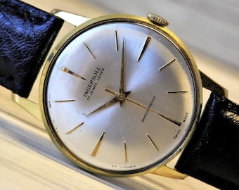 SWISS Vintage Men's Watch Ingersoll-1960's, 17 Jewels, ST 96