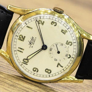 SWISS Vintage men&#39;s watch &quot;AVIA&quot; - 1960&#39;s, Cal. AS 984, 15Jewels, Swiss watch, mechanical watch, Men&#39;s Watch, Unique Wrist watch