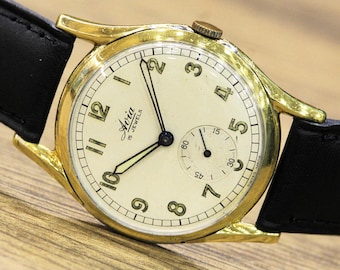 SWISS Vintage Herrenuhr "AVIA" - 1960er, Cal. AS 984, 15Jewels, Schweizer Uhr, mechanische Uhr, Herrenuhr, Unikat Armbanduhr