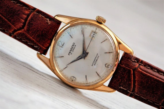 SWISS WATCH CANDINO anni 60 orologio meccanico orologio in
