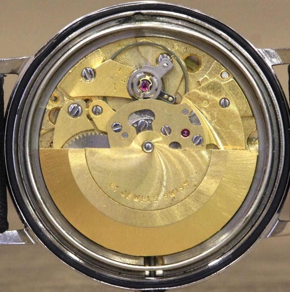 Mouvement Mécanique Ancien Pour Montre Rotary - Occasion - Pièce Détachée Horlogerie