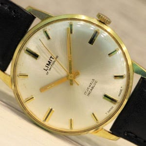 SWISS Vintage &quot;LIMIT of Switzerland&quot; - 1970&#39;s, Cal. ST 96, 17 Jewels, Swiss watch, mechanical watch, Men&#39;s Watch, Incabloc, Dress watch
