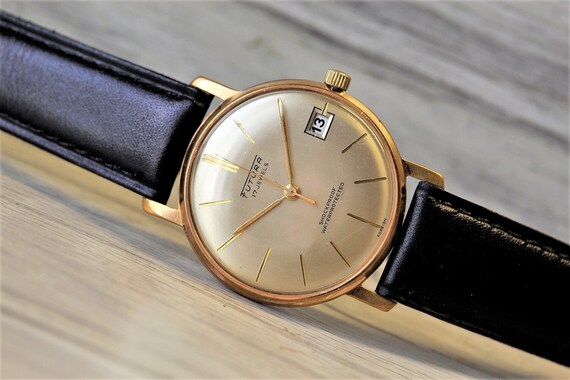 Vintage German Men s Watch futura 17 Jewels Cal. F rster150