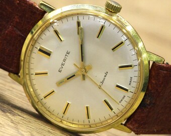 ヴィンテージ スイス製メンズ腕時計「EVERITE」 - 1960 年代、Cal. AS 
