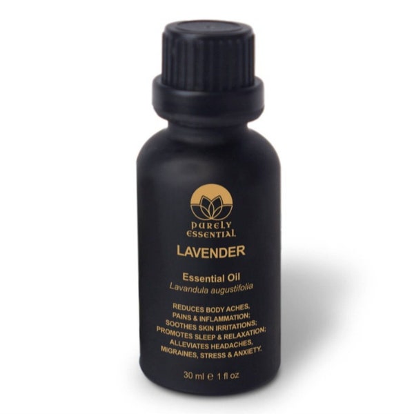 Purely Essential 30ml Lavender Essential Oil- Pure, Therapeutic Grade Lavender (Lavandula angustifolia) Essential Oil