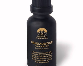 Purely Essential 30ml Sandalwood Essential Oil - Pure, Therapeutic Grade Sandalwood (Santalum album) Essential Oil