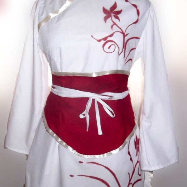 Cosplay Tenten vestido de boda.