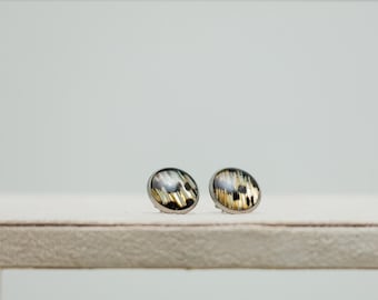 Large Studs, Lionfish, Earrings, 12 mm, Stainless Steel, Hypoallergenic, Non Tarnish