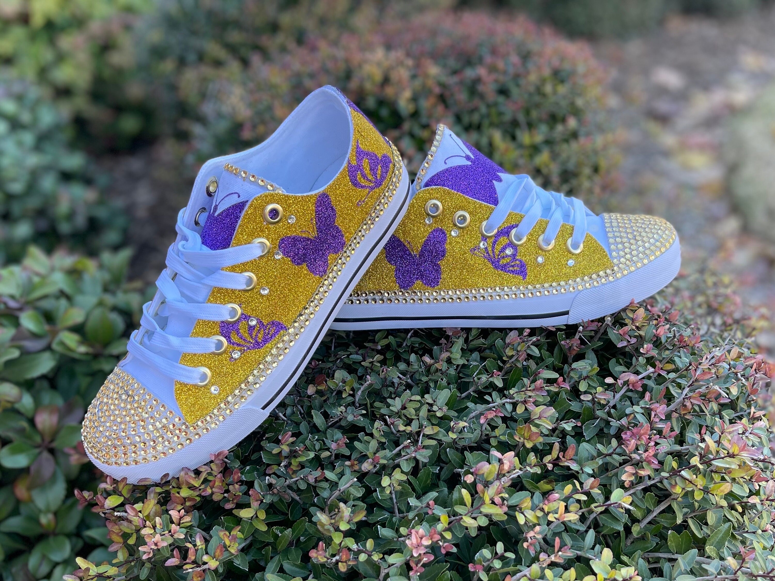 Yellow hotsell sequin shoes