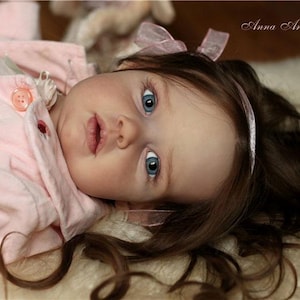 Custom Reborn Kit Ella Mae by Jannie de Lange - 26" or 66 cm, Size 5 to 10 Months - Toddler Doll, Realistic Vinyl Baby Doll